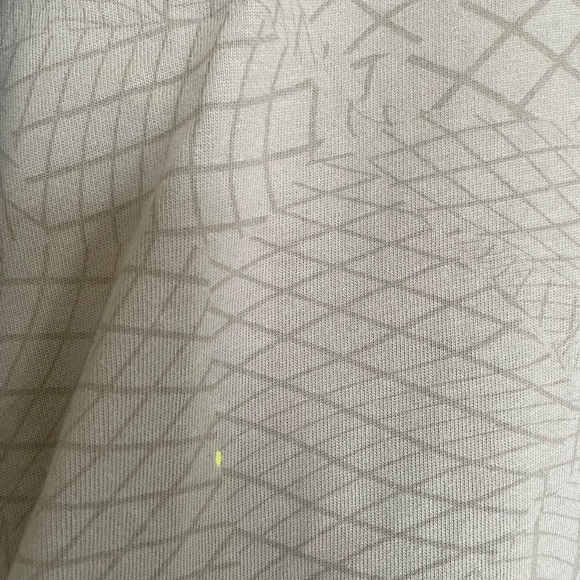 Heavyweight Cotton T-Shirt (Gradiating Grid Raw Linen Multi) - Picture 10 of 10